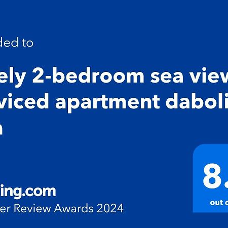 Lovely 2-Bedroom Sea View Serviced Apartment Dabolim Goa Екстер'єр фото