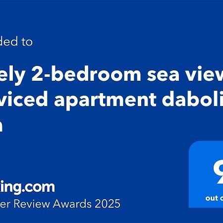 Lovely 2-Bedroom Sea View Serviced Apartment Dabolim Goa Екстер'єр фото