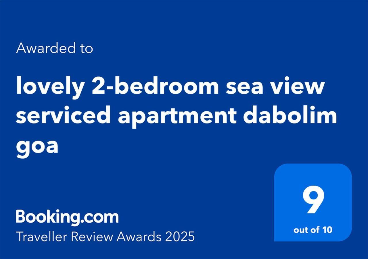 Lovely 2-Bedroom Sea View Serviced Apartment Dabolim Goa Екстер'єр фото